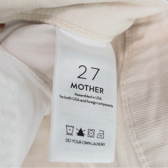 Mother Superior The Flirt Chew Jeans in White Unnatural Acts - Picture 12 of 14